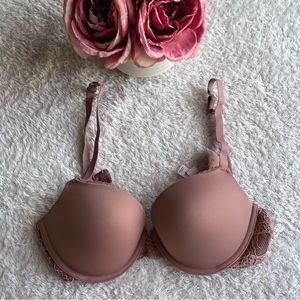 Mauve Push-up T-Shirt Bra 💓